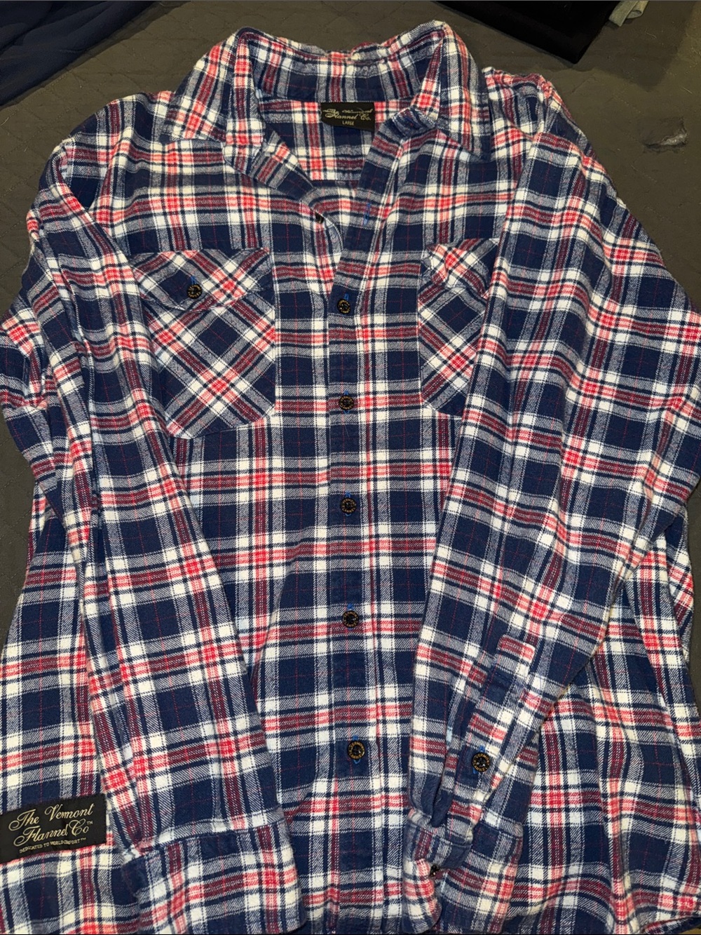Vermont Flannel Co Men’s L Flannel